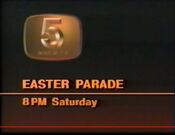 WNEW Channel 5 - Easter Parade (1948) - Saturday promo for April 6, 1985
