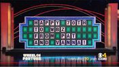 WBZ Channel 4 - 70th Anniversary Greeting: Wheel Of Fortune ident from Early-Mid June 2018