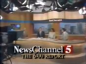 WTVF Newschannel 5: The 6PM Report Weeknight open from September 4, 1991