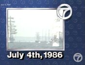 WABC Channel 7 Eyewitness News 6PM Weekend - Coming Up bumper from July 4, 1987