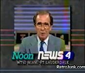 WTVJ News 4 12PM - Today ident for December 24, 1986