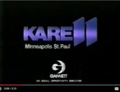 KARE Channel 11 - A Gannett Station id from early July 1986