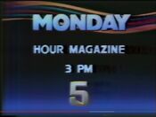 KPIX Channel 5 - Hour Magazine - Monday promo from Fall 1983