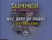 WABC Channel 7 - Summer In The City - New York City Department Of Parks promo for Summer 1983