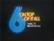 WBRC Channel 6 - On Top Of It All ident from 1979