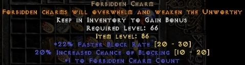 Forbidden Charm (World Drop) | Annihilus Wiki | Fandom