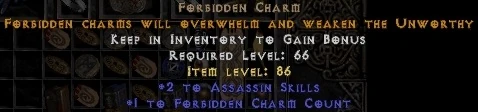 Forbidden Charm (World Drop) | Annihilus Wiki | Fandom