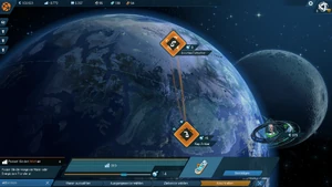 Beim Erstellen der Transferroute achten wir darauf, dass sowohl die Arktis als auch die gemäßigte Zone mit genug Neuroimplantaten versorgt wird.