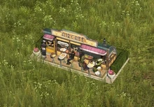 Airship Platform Cafè - Old World