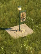 "Tourist Season" Lamp Post