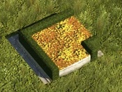 Yellow Flowerbed - variant 3
