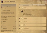 Statistics items militaryrewards.jpg (118 KB) Item Source tab showing a list of AI opponents and all ways of how you can obtain the selected item by military means