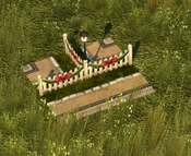 Decorated Straight Fence - variant 5