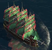 Ship-of-the-line - Vasco's Man of War: Bronze