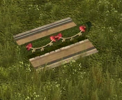 Decorated Straight Hedge - variant 1