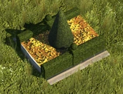 Yellow Flowerbed - variant 6