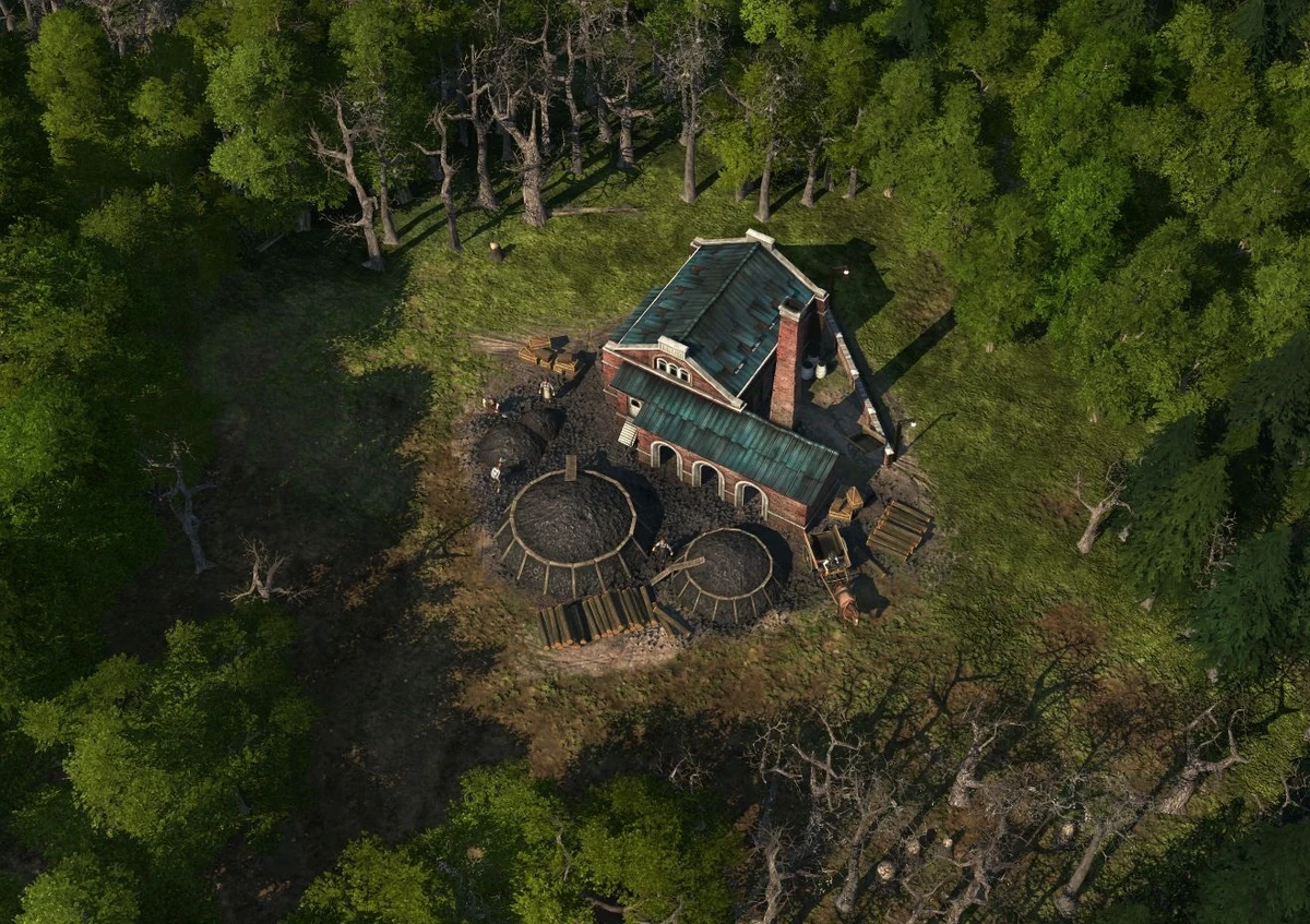 Charcoal Kiln Anno 1800 Wiki Fandom