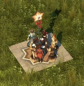 Christmas Standing Table