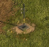 Railway Electric Pole - variant 2