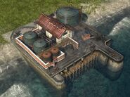 Large Oil Harbour - Old World