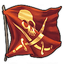 Pirate Captain's Black Flag