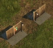 Construction Fence Entrance