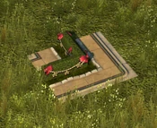 Decorated Straight Hedge - variant 3