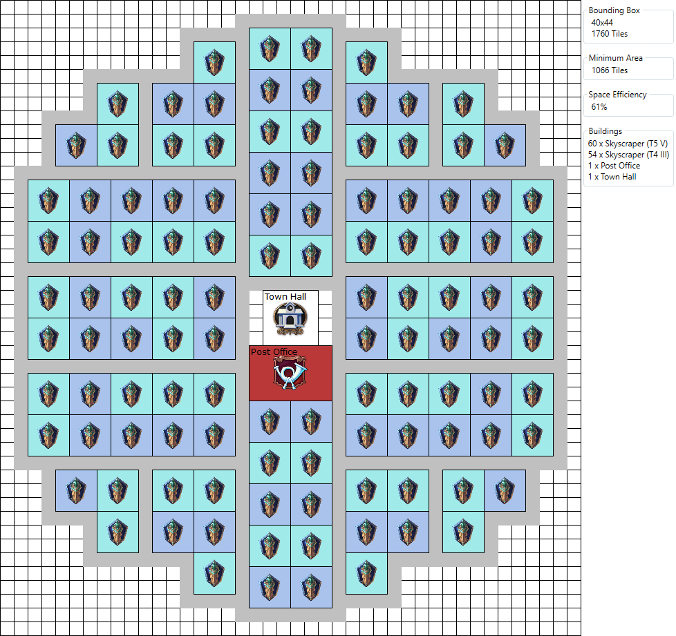 space shuttle lay out grid