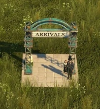 Airship Platform Arch - Old World variant 1