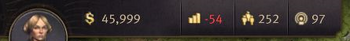 UI coins and balance