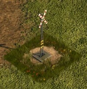 Railway Warning Sign - variant 3