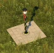 Decorated Light Post