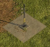 Railway Electric Pole - variant 1