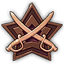 Symbol Abzeichen Militär Bronze 0
