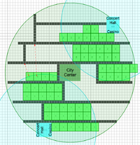 Houses early planned layout