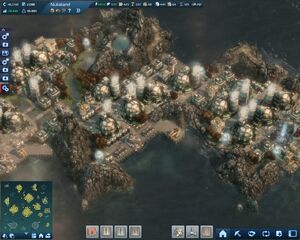 A very small island with 16 Nuclear Power Plants, 3 Safety Protocol III and 4 Fast breeder reactor giving more than 10000 energy