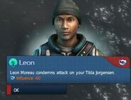 Leon condemns your attack on Tilda Jorgensen