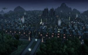 Tycoon City Maximized with Slumming (by night)