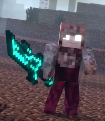 mega herobrine  Minecraft Skin