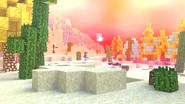 Blue Demon's team and Russel in the Adventure Realm
