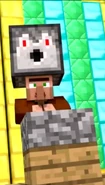 The Villager Counselor guarding the vault