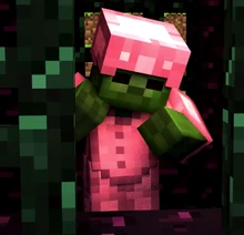 Pink leather zombie being trapped inside of Boop's Super Mega Ultimate House Attack