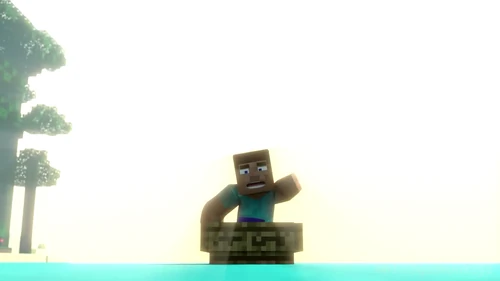 Steve watches in despair as he leaves in a boat