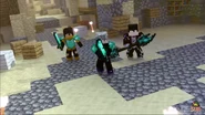 QingYuy wielding the Double Diamond Glaive as a player