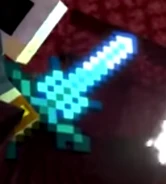 Blue Flame Sword close-up