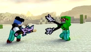 Ninjagojosh using the Backscratcher in Annoying Villagers 51