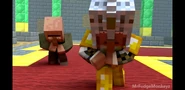 The unidentified Villager Scout begging the Villager Counselor