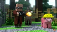 Jev with his Potato-equipped Hook Gun