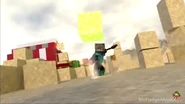 Ghost ganba doing Block Throw
