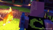BoopNotch fighting against Armored Herobrine